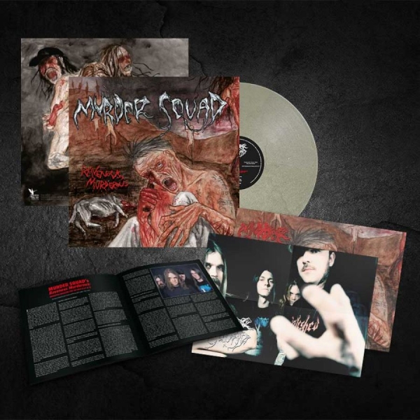 Murder Squad - Ravenous Murderous (Milky Clear Vin in der Gruppe VINYL / Kommande / Hårdrock bei Bengans Skivbutik AB (5679219)