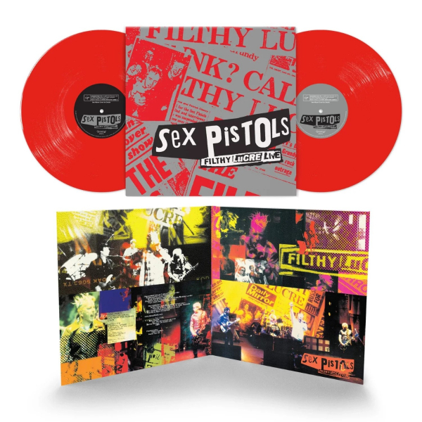 Sex Pistols - Filthy Lucre Live (30th Anniversary Edition Red 2LP) in der Gruppe VINYL / Kommande / Pop-Rock,Punk bei Bengans Skivbutik AB (5679578)