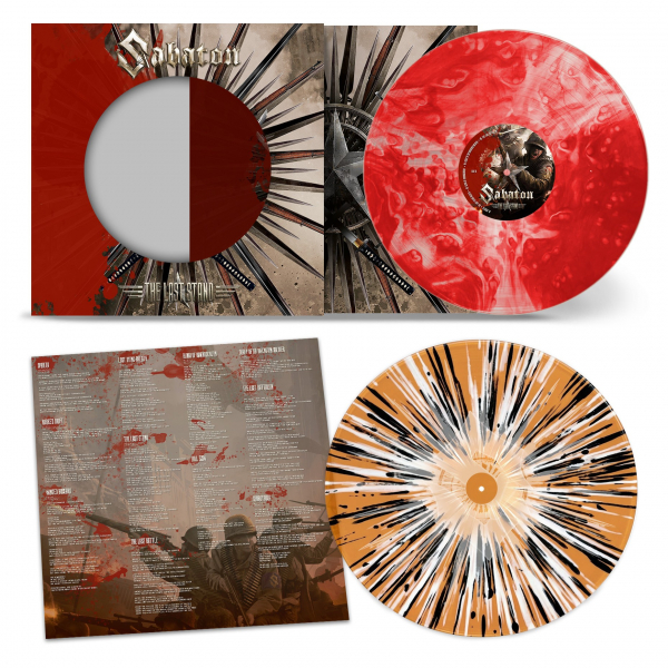 Sabaton - The Last Stand (10th Anniversary Edition 2LP Gatefold, Bloodstone Marbled + Spartan Sunset Splatter limited] in der Gruppe VINYL / Kommande / Hårdrock,Svensk Musik bei Bengans Skivbutik AB (5679864)