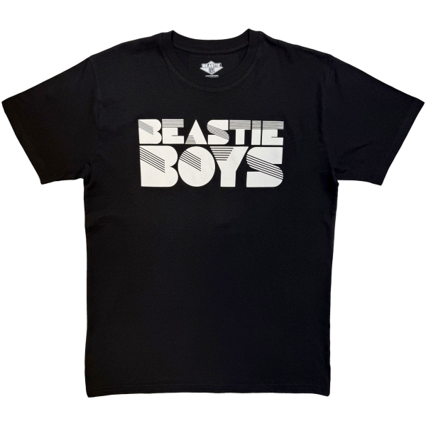 Beastie Boys - Stripes Logo Mono Uni Bl T-Shirt in der Gruppe MERCHANDISE / T-shirt / Kommande /  bei Bengans Skivbutik AB (5680724r)