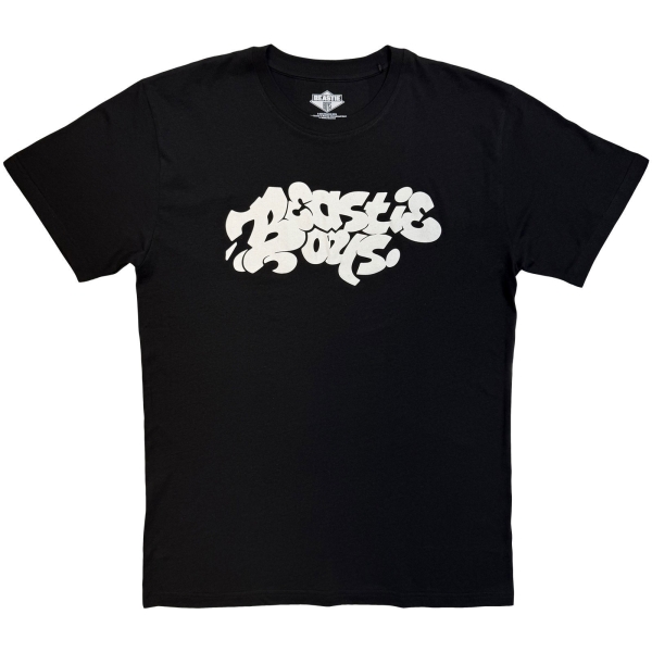 Beastie Boys - Tag Logo Mono Uni Bl T-Shirt in der Gruppe MERCHANDISE / T-shirt / Kommande /  bei Bengans Skivbutik AB (5680725r)