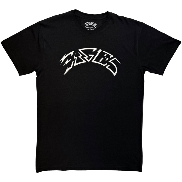 Eagles - Logo Mono Uni Bl T-Shirt in der Gruppe MERCHANDISE / T-shirt / Kommande / Pop-Rock bei Bengans Skivbutik AB (5680737r)