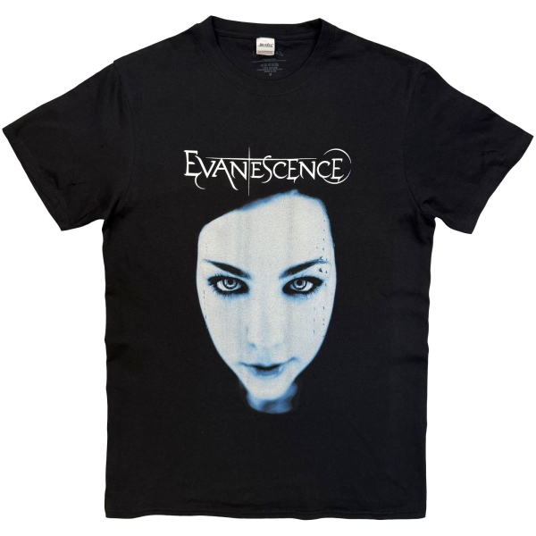 Evanescence - Fallen Face Uni Bl T-Shirt in der Gruppe MERCHANDISE / T-shirt / Kommande / Hårdrock bei Bengans Skivbutik AB (5680741r)