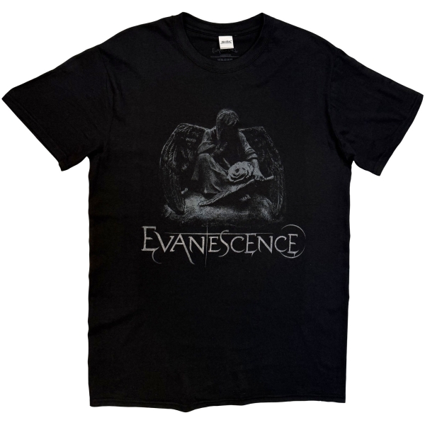 Evanescence - Angel Statue Uni Bl T-Shirt in der Gruppe MERCHANDISE / T-shirt / Kommande / Hårdrock bei Bengans Skivbutik AB (5680743r)