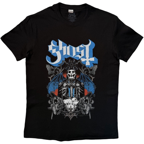 Ghost - Ghouls & Skulls Uni Bl T-Shirt in der Gruppe MERCHANDISE / T-shirt / Kommande / Hårdrock bei Bengans Skivbutik AB (5680748r)