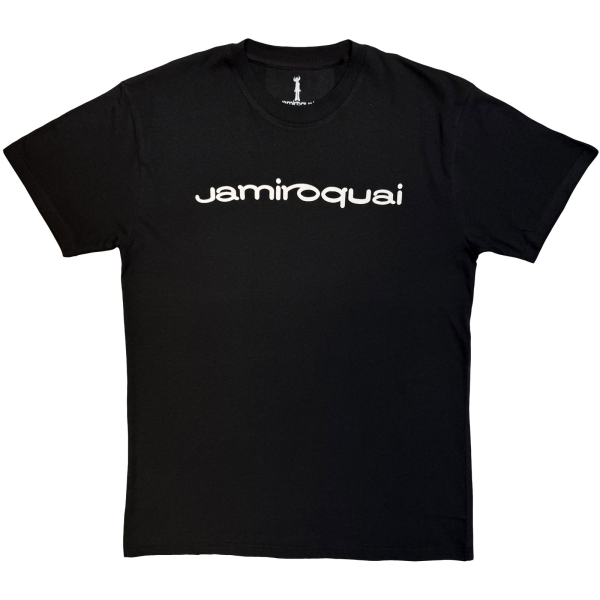 Jamiroquai - Logo Mono Uni Bl T-Shirt in der Gruppe MERCHANDISE / T-shirt / Kommande / RnB-Soul bei Bengans Skivbutik AB (5680756r)