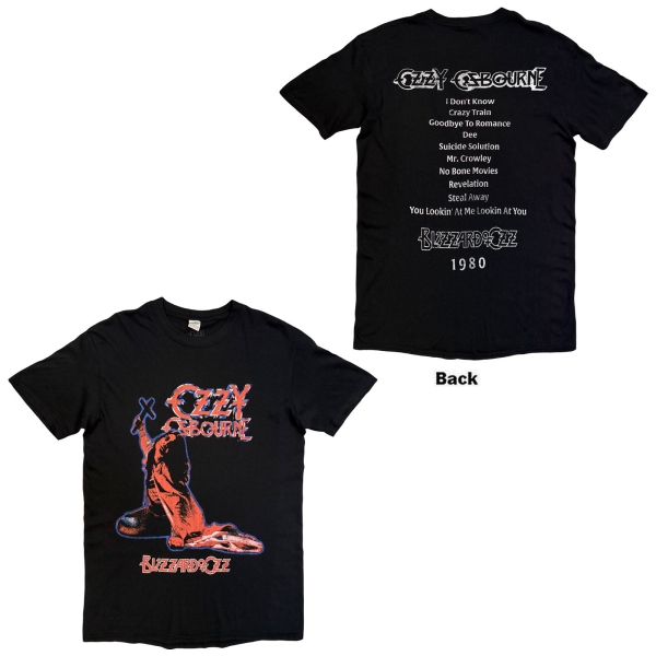 Ozzy Osbourne - Blizzard Of Ozz Tribute Uni Bl T-Shirt in der Gruppe MERCHANDISE / T-shirt / Kommande / Hårdrock bei Bengans Skivbutik AB (5680769r)