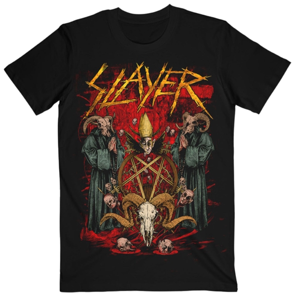 Slayer - Goat Pray Uni Bl T-Shirt in der Gruppe MERCHANDISE / T-shirt / Kommande / Hårdrock bei Bengans Skivbutik AB (5680785r)