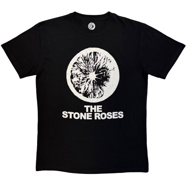 The Stone Roses - Logo & Lemon Mono Uni Bl T-Shirt in der Gruppe MERCHANDISE / T-shirt / Kommande / Pop-Rock bei Bengans Skivbutik AB (5680795r)