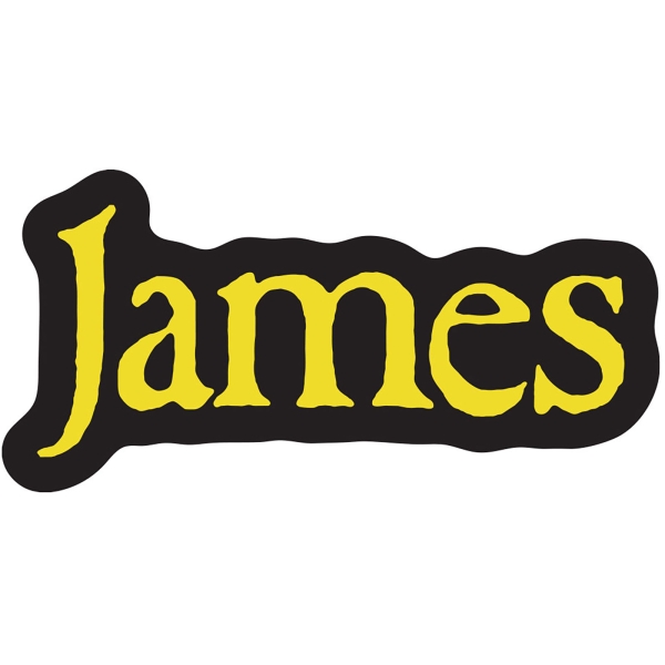 James - Logo Sticker in der Gruppe MERCHANDISE / Merch / Kommande / Pop-Rock bei Bengans Skivbutik AB (5680922)