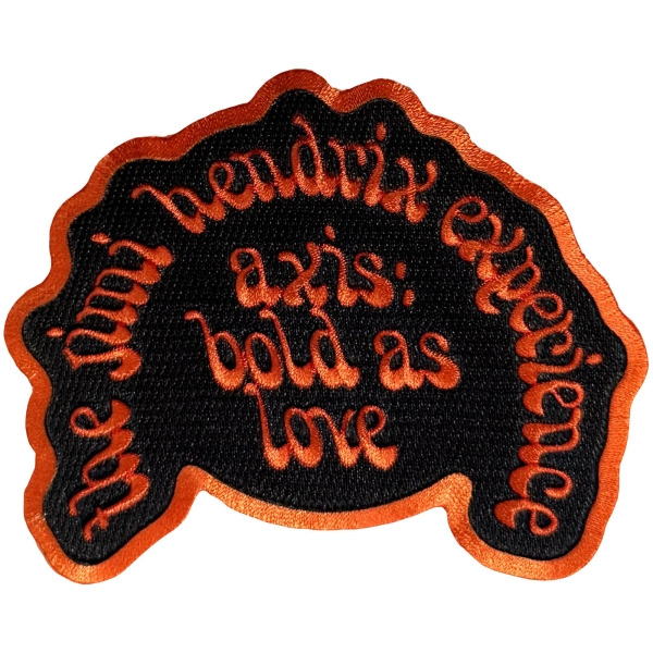 Jimi Hendrix - Axis Woven Patch in der Gruppe MERCHANDISE / Stoffaufnäher /  /  bei Bengans Skivbutik AB (5680927)