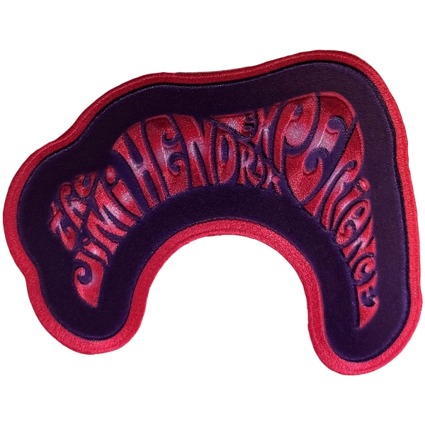 Jimi Hendrix - Swirl Logo Woven Patch in der Gruppe MERCHANDISE / Stoffaufnäher /  /  bei Bengans Skivbutik AB (5680931)