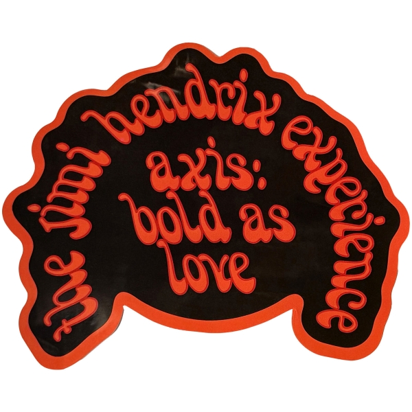 Jimi Hendrix - Axis Sticker in der Gruppe MERCHANDISE / Merch / Kommande / Pop-Rock bei Bengans Skivbutik AB (5680936)