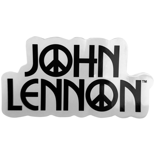 John Lennon - Peace Logo Sticker in der Gruppe MERCHANDISE / Merch / Kommande / Pop-Rock bei Bengans Skivbutik AB (5680968)
