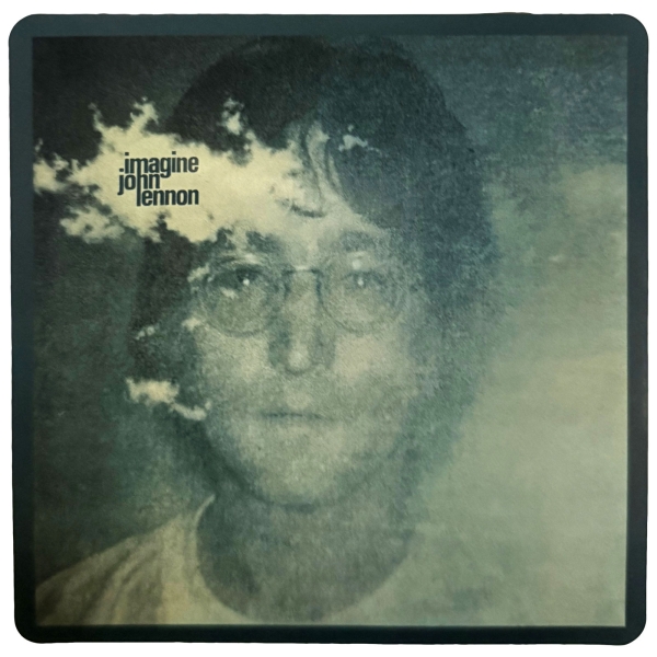 John Lennon - Imagine Album Sticker in der Gruppe MERCHANDISE / Merch / Kommande / Pop-Rock bei Bengans Skivbutik AB (5680969)