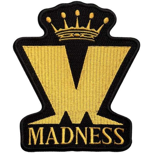 Madness - Crown & M Woven Patch in der Gruppe MERCHANDISE / Stoffaufnäher /  /  bei Bengans Skivbutik AB (5680989)