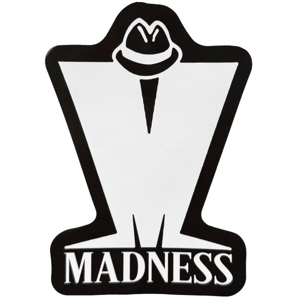 Madness - M Logo Sticker in der Gruppe MERCHANDISE / Merch / Kommande / Pop-Rock bei Bengans Skivbutik AB (5680996)