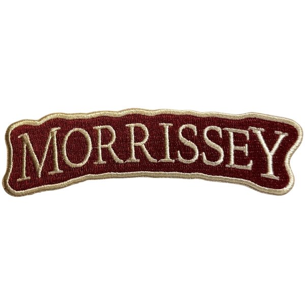Morrissey - Arched Logo Woven Patch in der Gruppe MERCHANDISE / Stoffaufnäher /  /  bei Bengans Skivbutik AB (5681004)