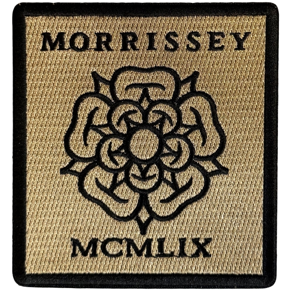 Morrissey - Rose Logo Woven Patch in der Gruppe MERCHANDISE / Stoffaufnäher /  /  bei Bengans Skivbutik AB (5681008)