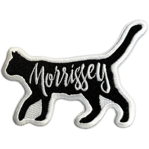 Morrissey - Cat Logo Woven Patch in der Gruppe MERCHANDISE / Stoffaufnäher /  /  bei Bengans Skivbutik AB (5681009)