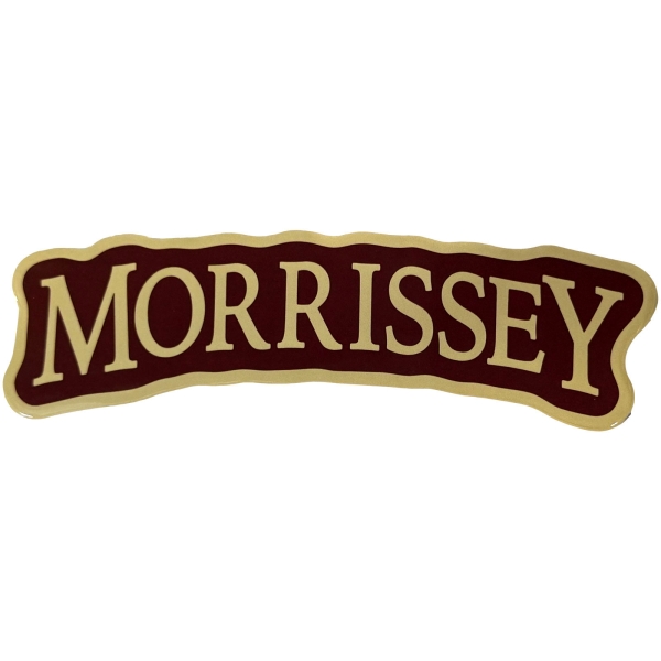 Morrissey - Arched Logo Sticker in der Gruppe MERCHANDISE / Merch / Kommande / Pop-Rock bei Bengans Skivbutik AB (5681010)
