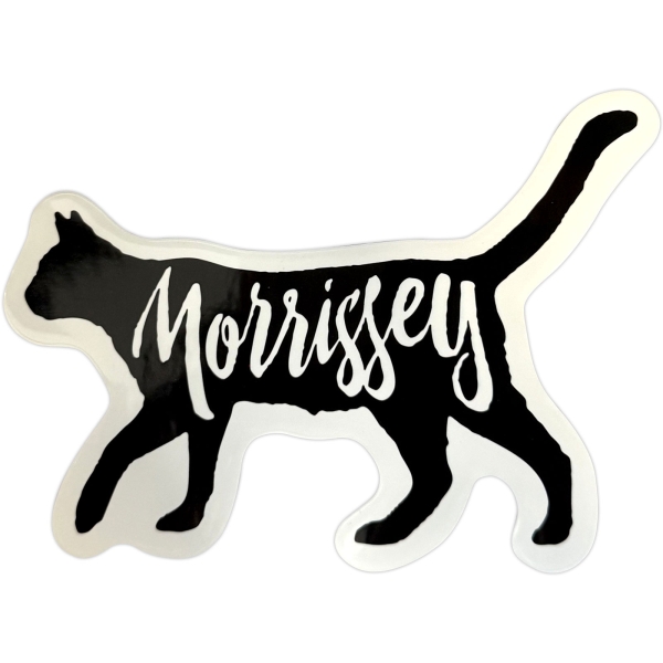 Morrissey - Cat Logo Sticker in der Gruppe MERCHANDISE / Merch / Kommande / Pop-Rock bei Bengans Skivbutik AB (5681015)