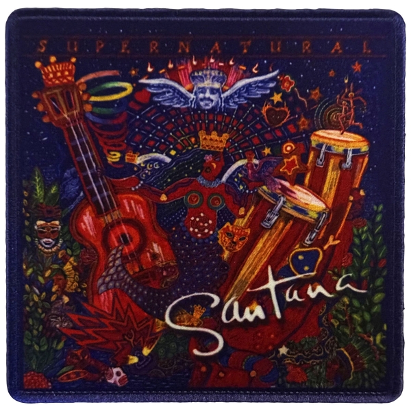 Santana - Supernatural Printed Patch in der Gruppe MERCHANDISE / Stoffaufnäher /  /  bei Bengans Skivbutik AB (5681099)