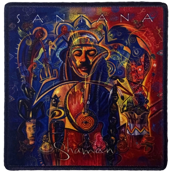 Santana - Shaman Printed Patch in der Gruppe MERCHANDISE / Stoffaufnäher /  /  bei Bengans Skivbutik AB (5681100)