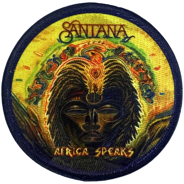 Santana - Africa Speaks Printed Patch in der Gruppe MERCHANDISE / Stoffaufnäher /  /  bei Bengans Skivbutik AB (5681102)