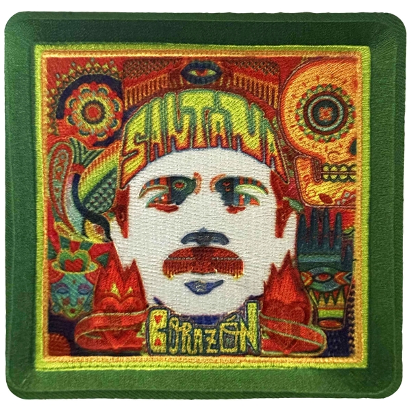 Santana - Corazon Printed Patch in der Gruppe MERCHANDISE / Stoffaufnäher /  /  bei Bengans Skivbutik AB (5681103)