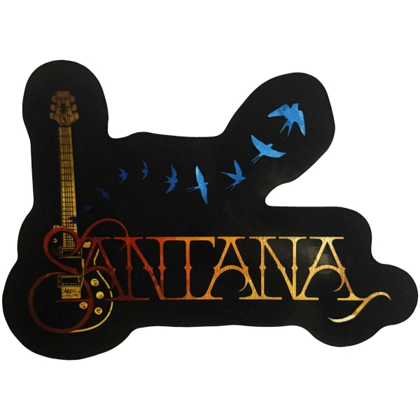 Santana - Guitar & Birds Sticker in der Gruppe MERCHANDISE / Merch / Kommande / Pop-Rock bei Bengans Skivbutik AB (5681107)