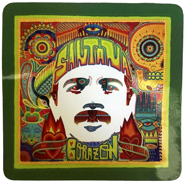 Santana - Corazon Sticker in der Gruppe MERCHANDISE / Merch / Kommande / Pop-Rock bei Bengans Skivbutik AB (5681112)