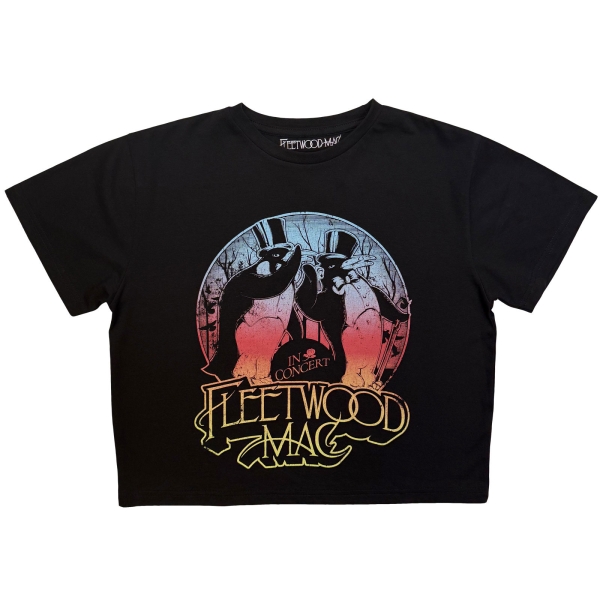 Fleetwood Mac - Gradient Penguins Lady Bl Crop Top in der Gruppe MERCHANDISE / T-shirt / Kommande / Pop-Rock bei Bengans Skivbutik AB (5681156r)