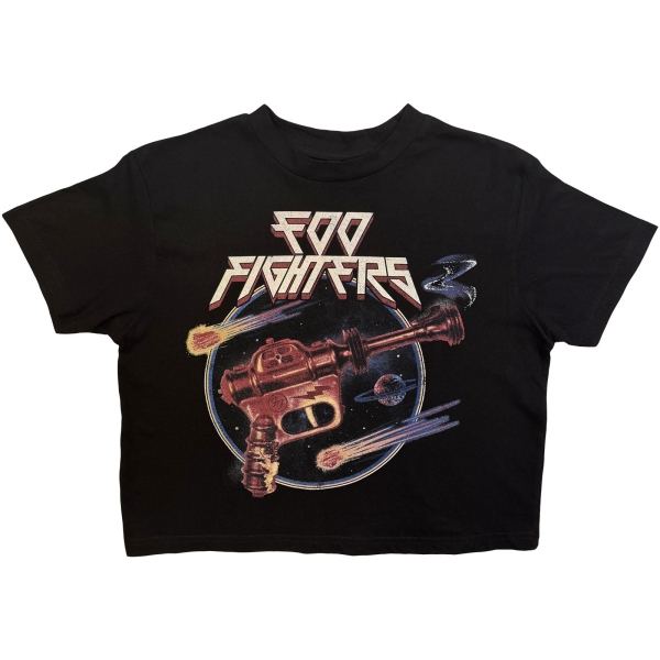 Foo Fighters - Ray Gun Lady Bl Crop Top in der Gruppe MERCHANDISE / T-shirt / Kommande / Pop-Rock bei Bengans Skivbutik AB (5681158r)