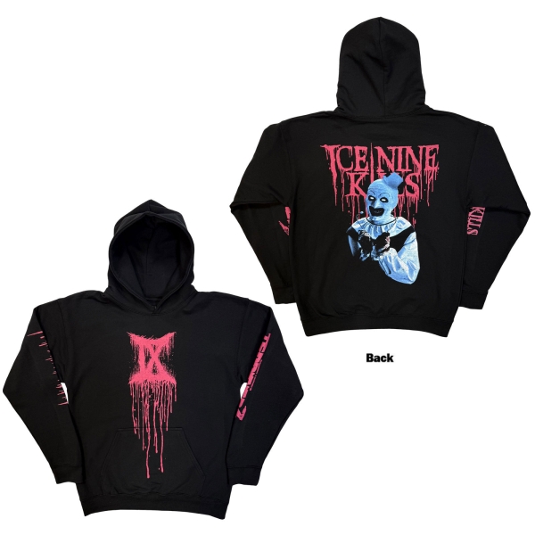 Ice Nine Kills - Terrifier Uni Bl Hoodie in der Gruppe MERCHANDISE / Kapuzenpullover / Kommande / Hårdrock bei Bengans Skivbutik AB (5681161r)
