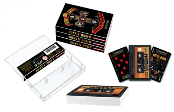 Guns N Roses - Playing Cards Cassette (6.5 Cm X 1. in der Gruppe MERCHANDISE / T-shirt / Kommande / Hårdrock bei Bengans Skivbutik AB (5681272)