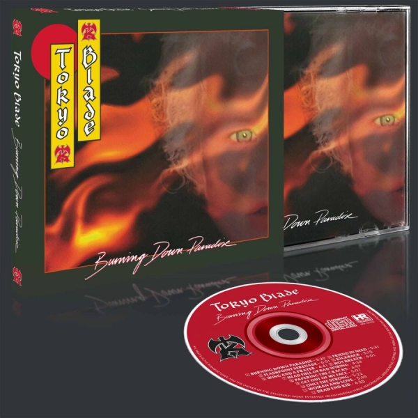 Tokyo Blade - Burning Down Paradise (Slipcase) in der Gruppe CD / Kommande / Hårdrock bei Bengans Skivbutik AB (5681289)