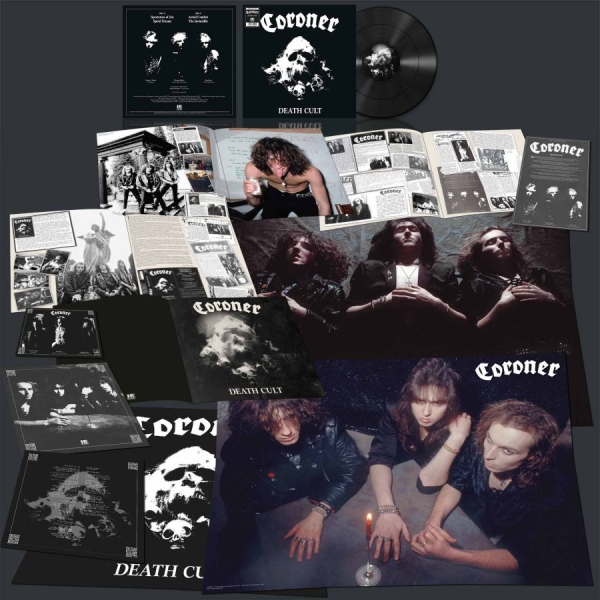 Coroner - Death Cult (Black Vinyl Lp) in der Gruppe VINYL / Kommande / Hårdrock bei Bengans Skivbutik AB (5681292)