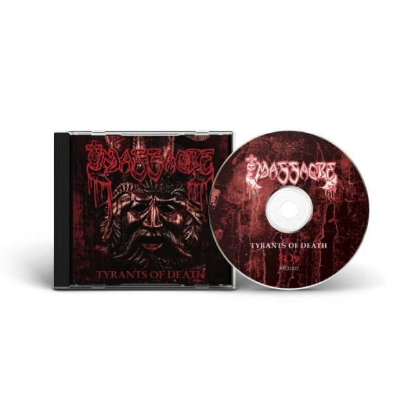 Massacre - Tyrants Of Death in der Gruppe CD / Kommande / Hårdrock bei Bengans Skivbutik AB (5681313)