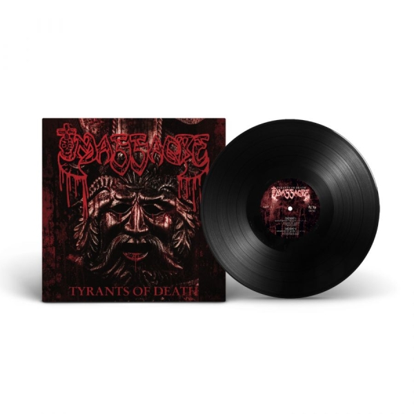 Massacre - Tyrants Of Death (Black Vinyl Lp) in der Gruppe VINYL / Kommande / Hårdrock bei Bengans Skivbutik AB (5681314)