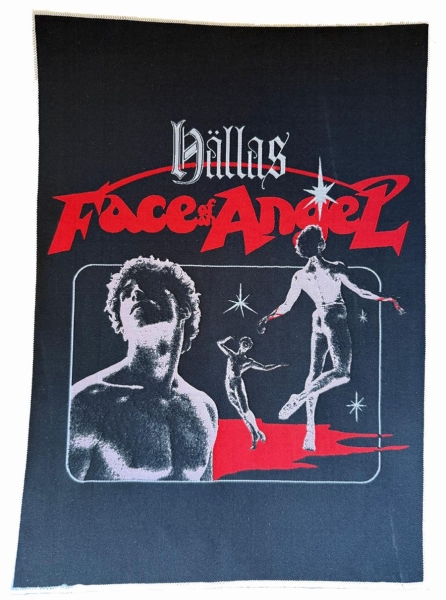 Hällas - Back Patch Face Of An Angel (32,4 X in der Gruppe MERCHANDISE / Accessoarer / Nyheter / Hårdrock bei Bengans Skivbutik AB (5681539)