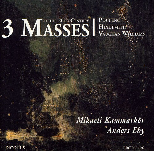 Poulenc/Hindesmith - 3 Masses Of 20Th Century in der Gruppe CD / Klassiskt bei Bengans Skivbutik AB (5681658)