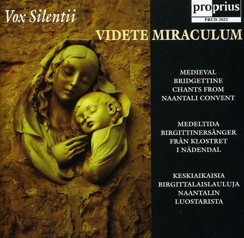 Anonymous - Videte Miraculum in der Gruppe CD / Klassiskt bei Bengans Skivbutik AB (5681660)