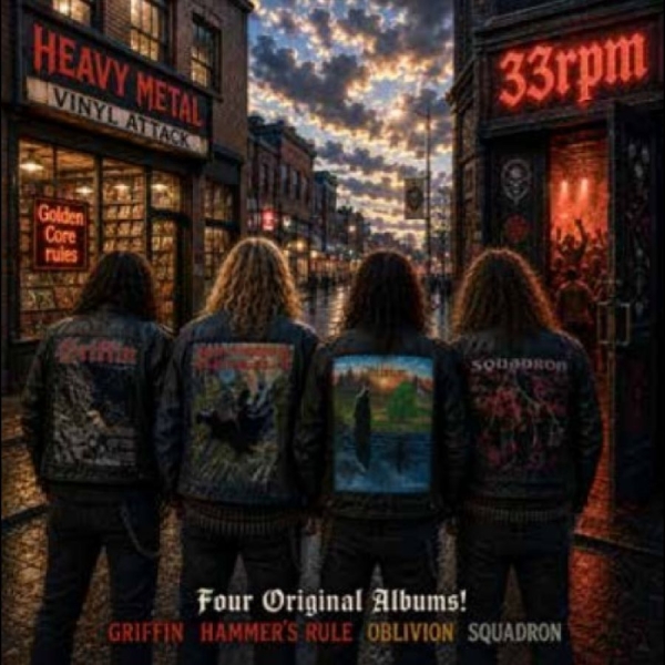 Various Artists - Heavy Metal Vinyl Attack in der Gruppe VINYL / Kommande / Pop-Rock bei Bengans Skivbutik AB (5681685)