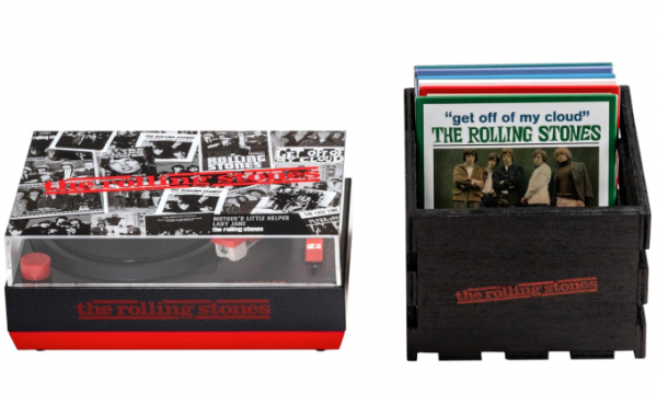 The Rolling Stones - 3-Inch Mini Record Player With Case (Black) Rsd Exclusive in der Gruppe  /  bei Bengans Skivbutik AB (5681824)