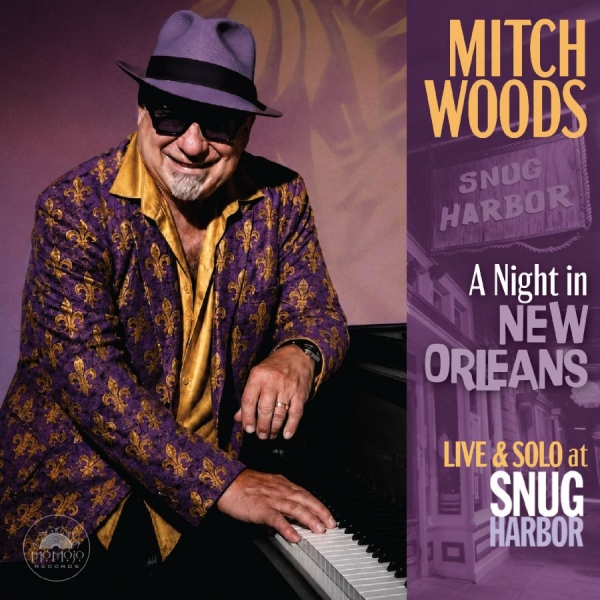 Mitch Woods - A Night In New Orleans in der Gruppe CD / Kommande / Blues bei Bengans Skivbutik AB (5681997)