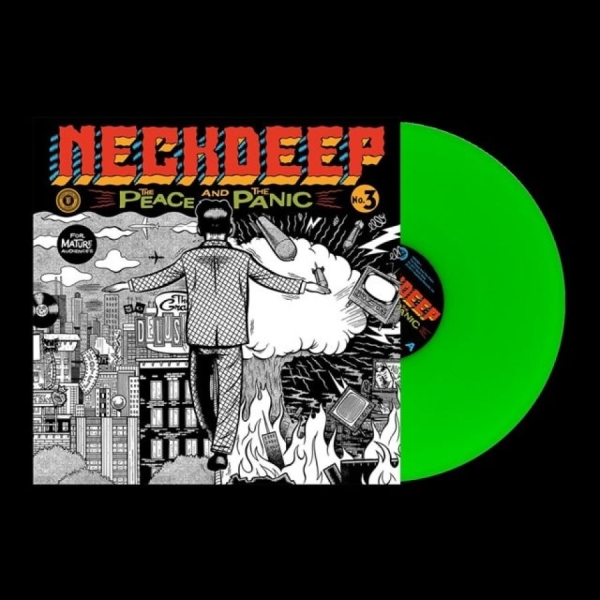 Neck Deep - Peace The And Panic The (Neon Green in der Gruppe VINYL / Kommande / Pop-Rock bei Bengans Skivbutik AB (5682018)