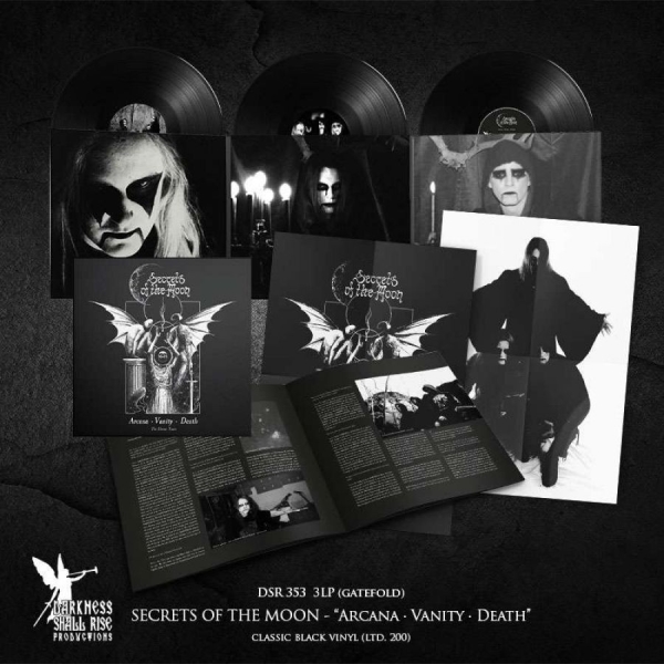 Secrets Of The Moon - Arcana Vanity Death (The Demos Year in der Gruppe VINYL / Kommande / Hårdrock bei Bengans Skivbutik AB (5682126)