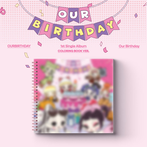 Ourbirthday - Our Birthday (Coloring Book Ver.) in der Gruppe CD / Kommande / K-Pop bei Bengans Skivbutik AB (5682164)