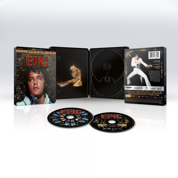 Movie - Epic: Elvis Presley In Concert (Steelbook 2-Disc / 4K UHD + Blu-ray) in der Gruppe FILM / Film UHD-4K / / bei Bengans Skivbutik AB (5682349)